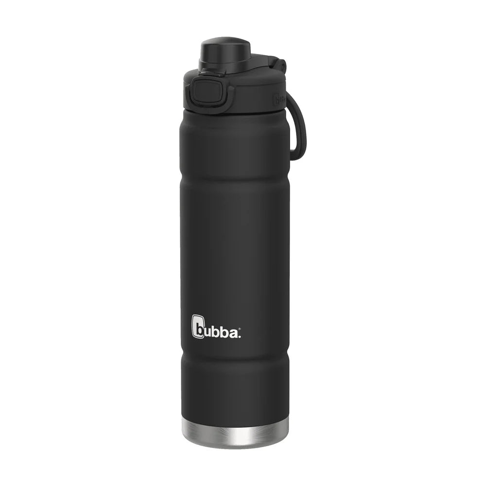 Vacuum Insulated Stainless Steel Water Bottle with Straw Leak Proof Wide Mouth Durable Handle BPA Free Travel Hiking Sports 24oz