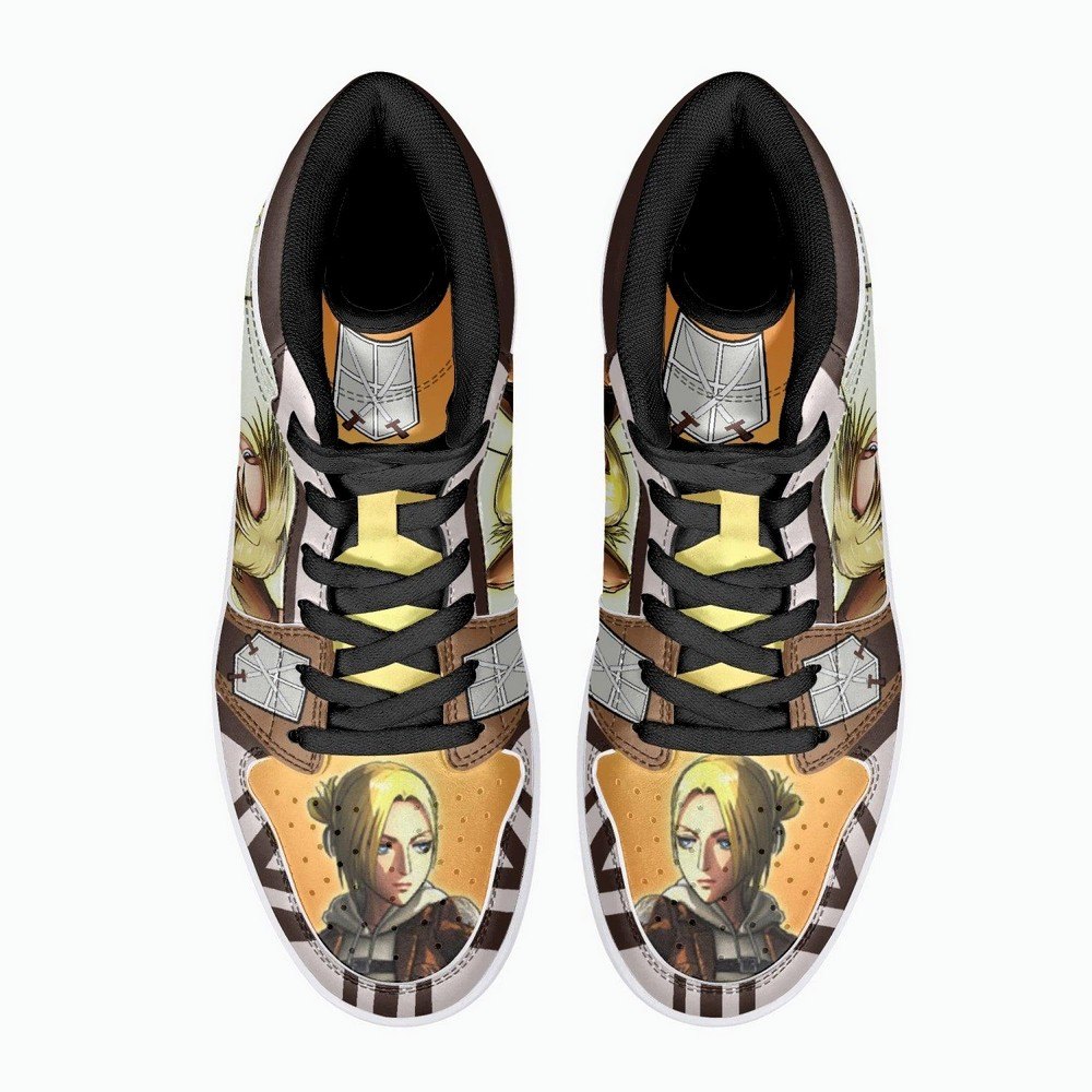 Annie Leonhart Training Corps Shingeki No Kyojin JD1 High Top Shoes