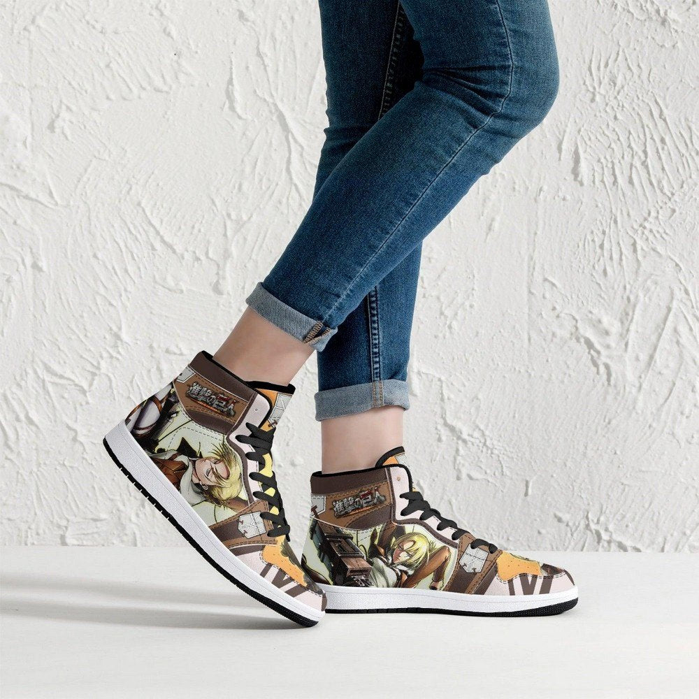 Annie Leonhart Training Corps Shingeki No Kyojin JD1 High Top Shoes