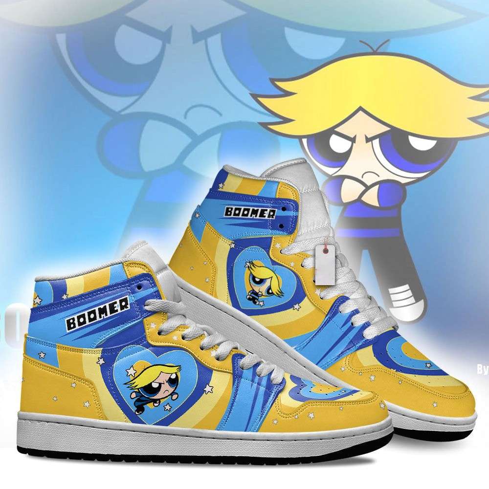 Boomer The Powerpuff Girls AJ1 High Top Shoes