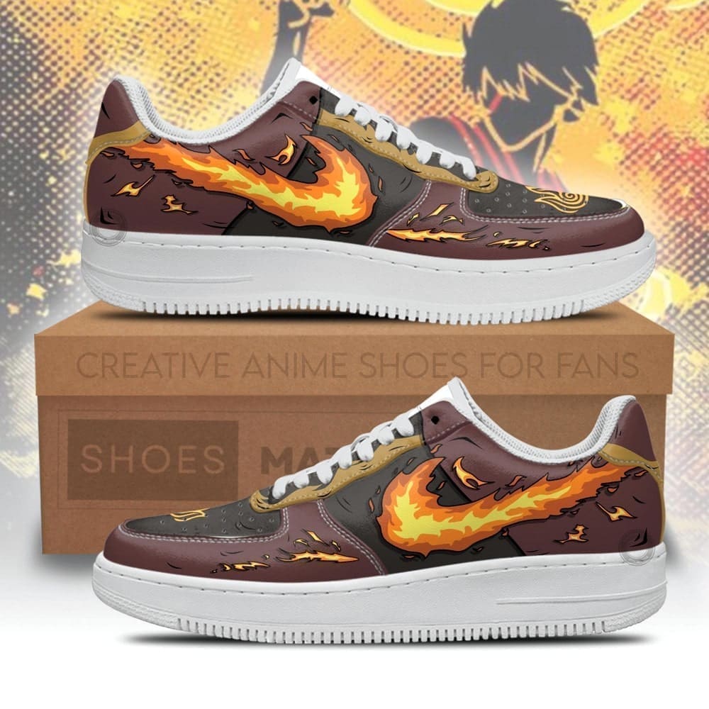 Fire Element AF1 Shoes - Fiery and Bold