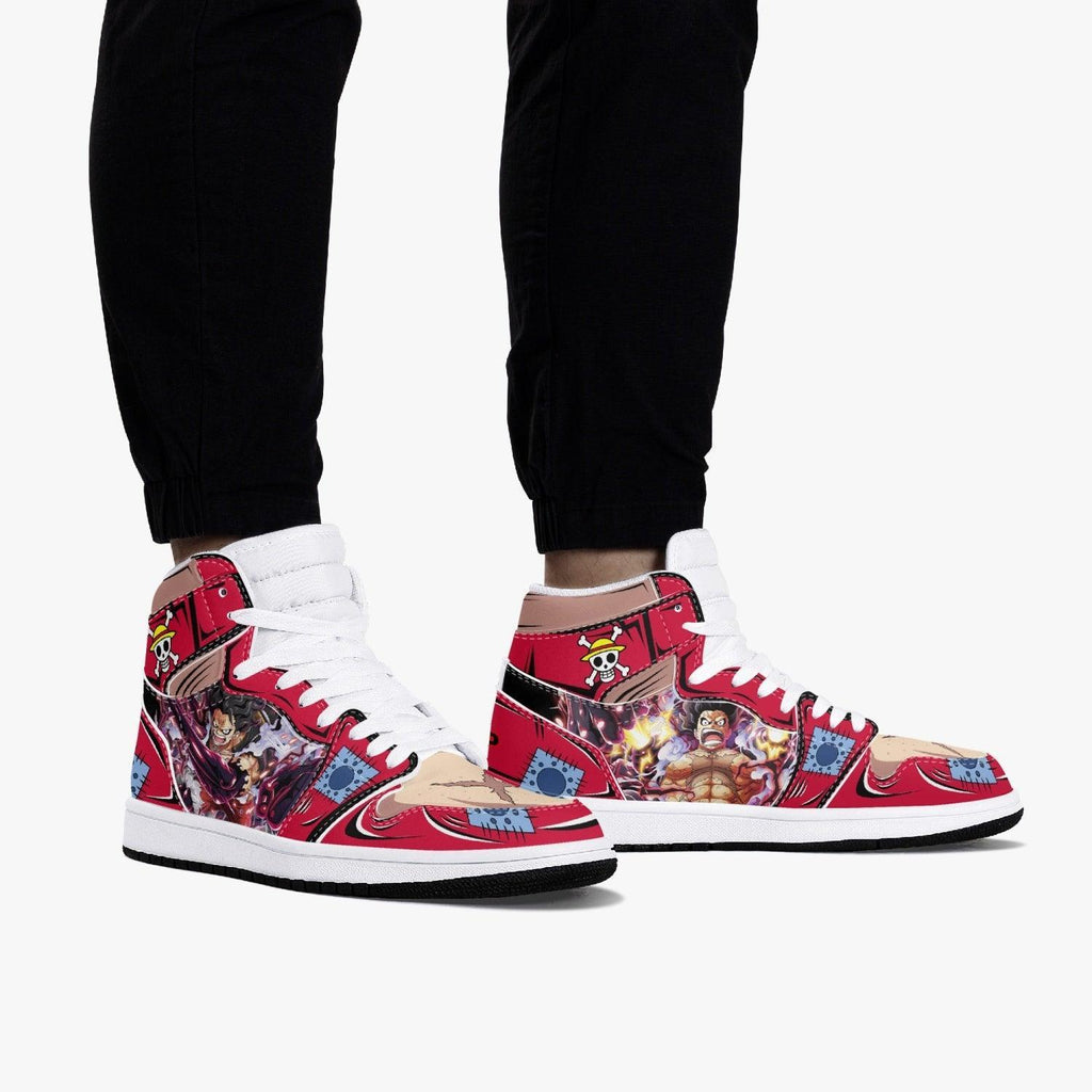 One Piece Monkey D. Luffy Armament Haki AJ1 High Top Shoes