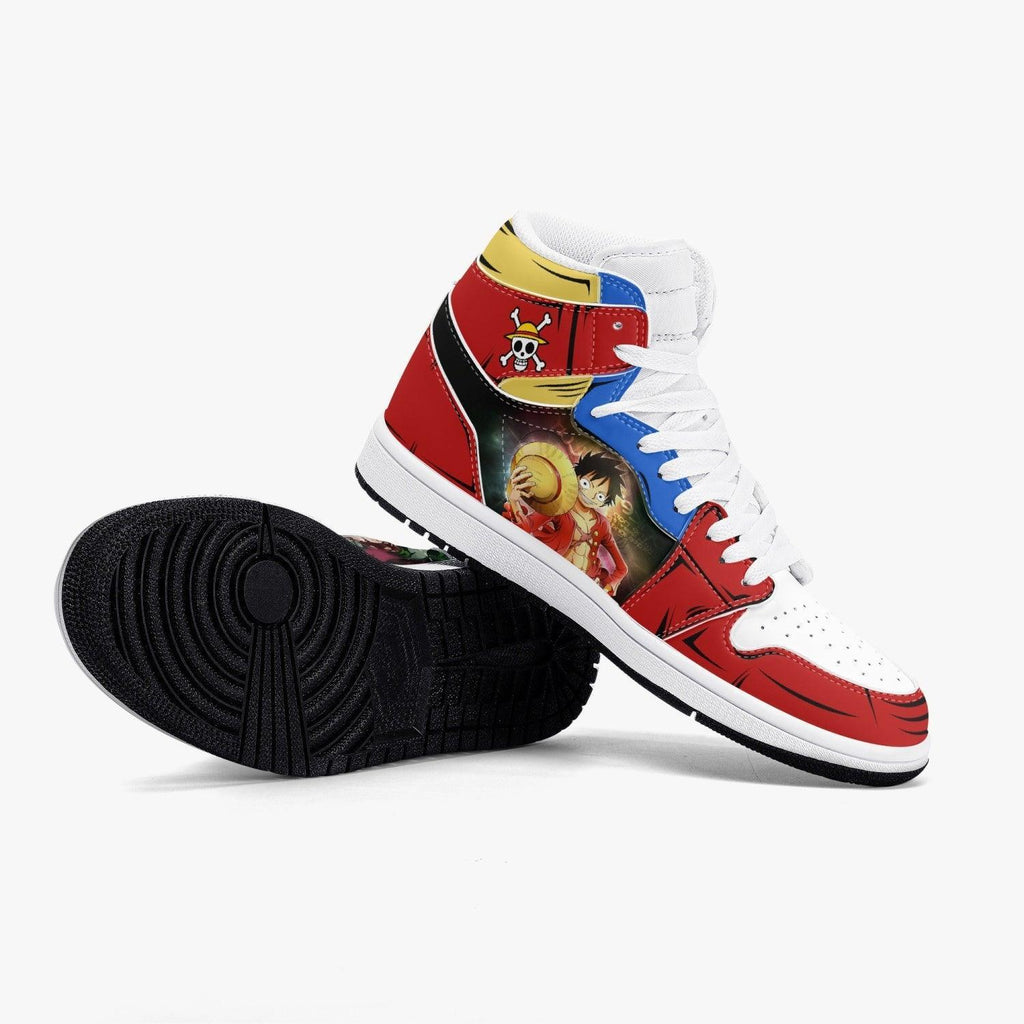 One Piece Zoro And Luffy AJ1 High Top Shoes
