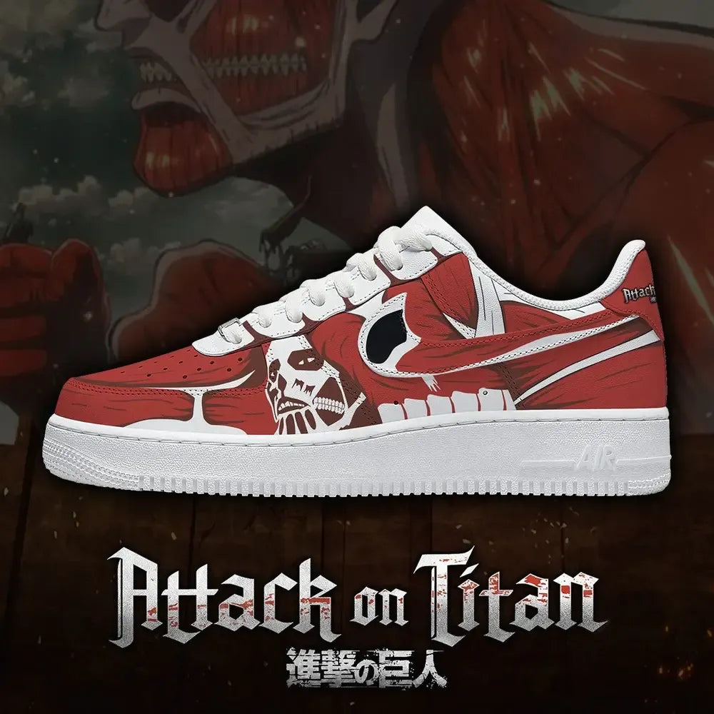 Colossal Titan V.2 Attack on Titian Special Edition Lowtop Shoes