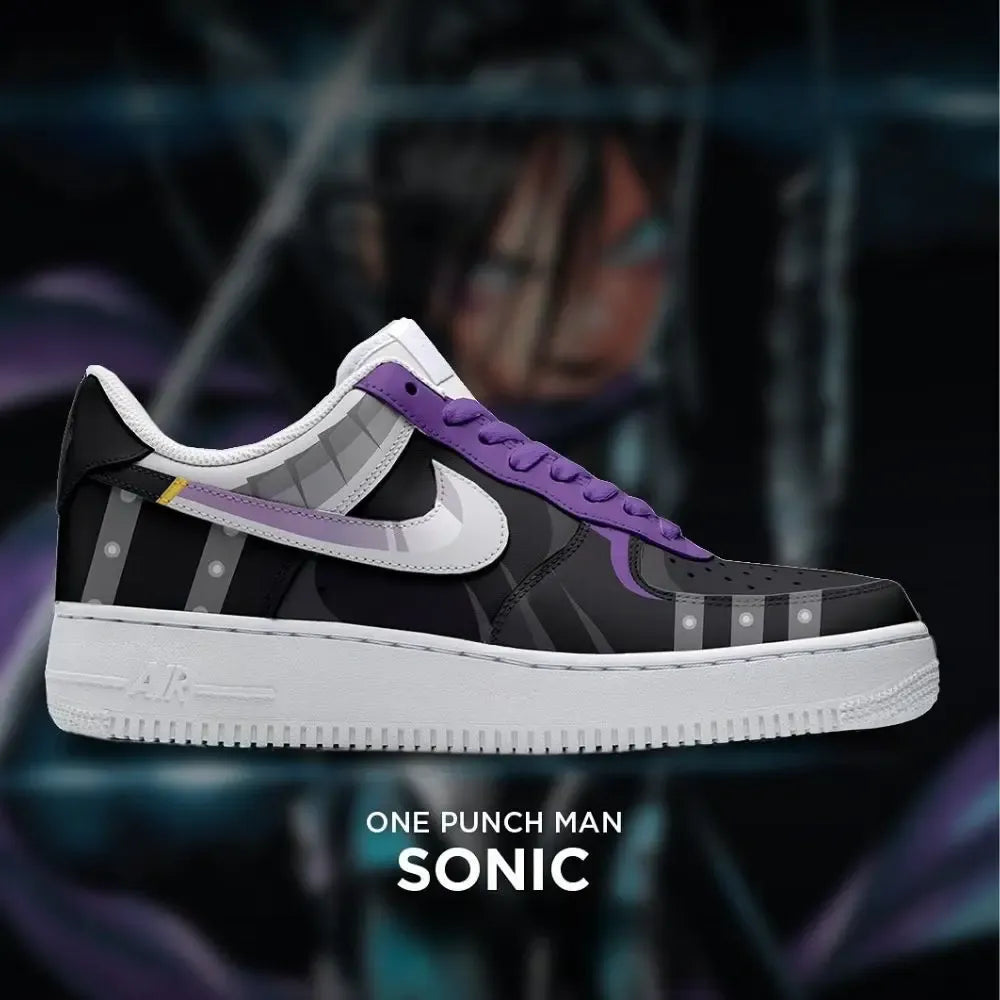 Sonic One Punch Man Low Top Shoes