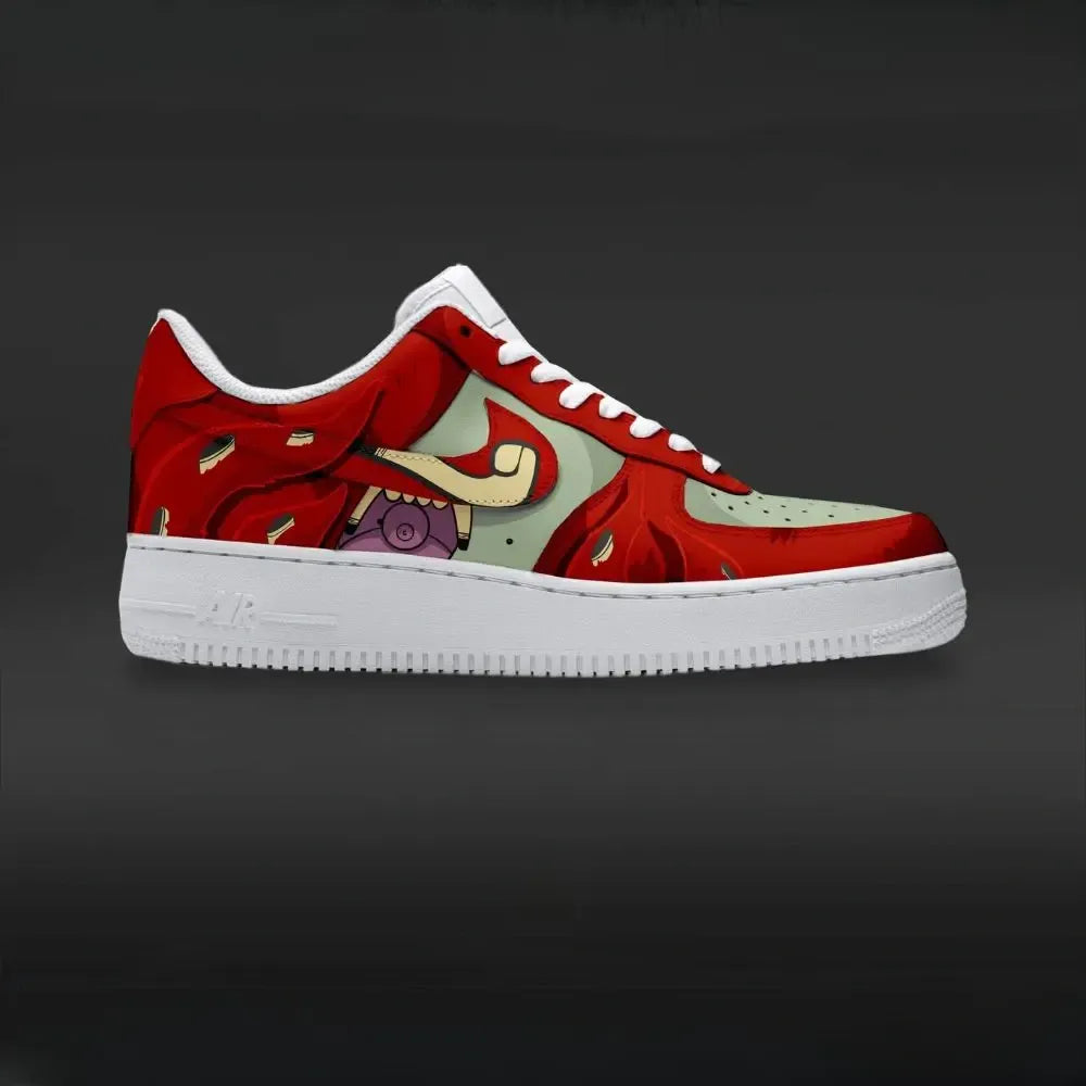 Four-Tails Bijuu Son Goku Naruto Edition Low Top Shoes
