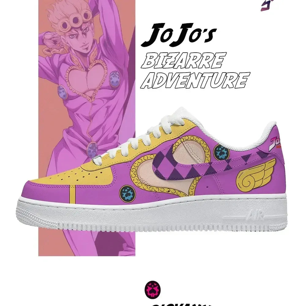 Giorno Giovanna Limited JoJo's Bizarre Adventure Low Top Shoes