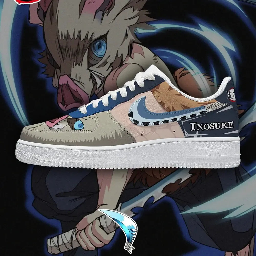 Inosuke Limited Demon Slayer Low Top Shoes