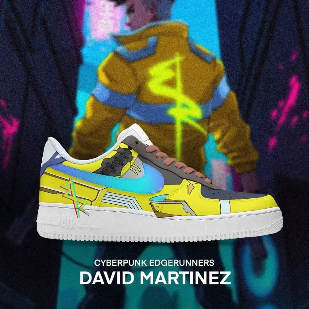 David Martinez Cyberpunk Edgerunners Low Top Shoes