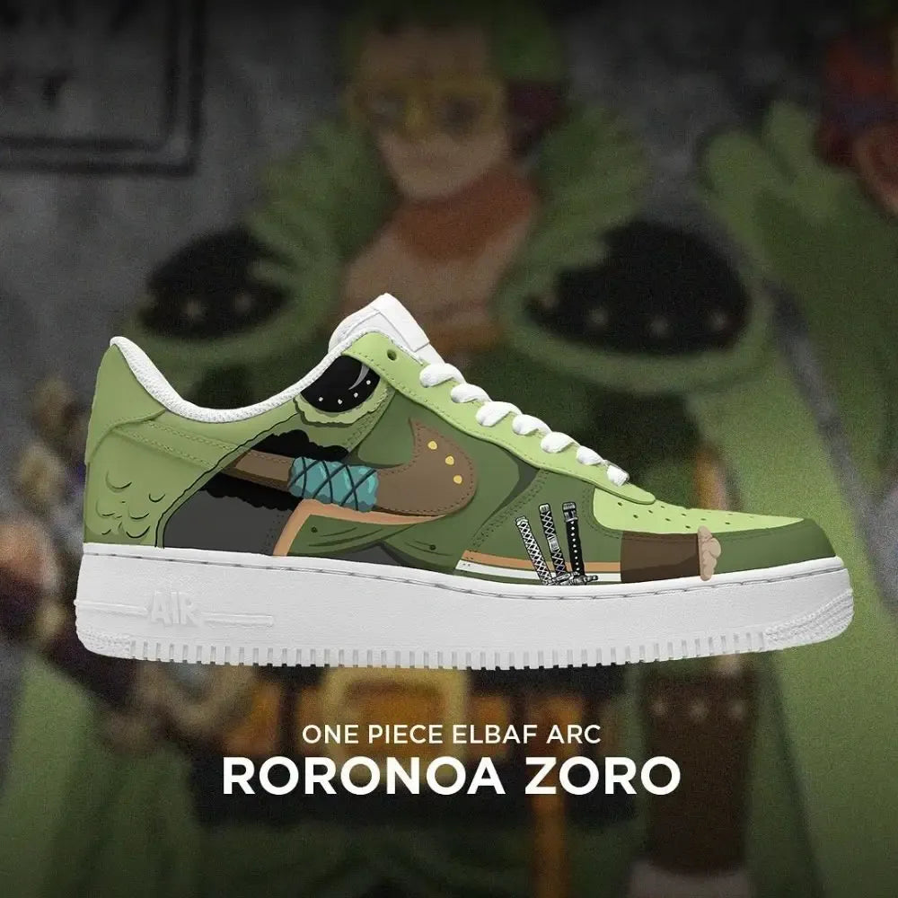 Roronoa Zoro One Piece Elbaf Arc Low Top Shoes