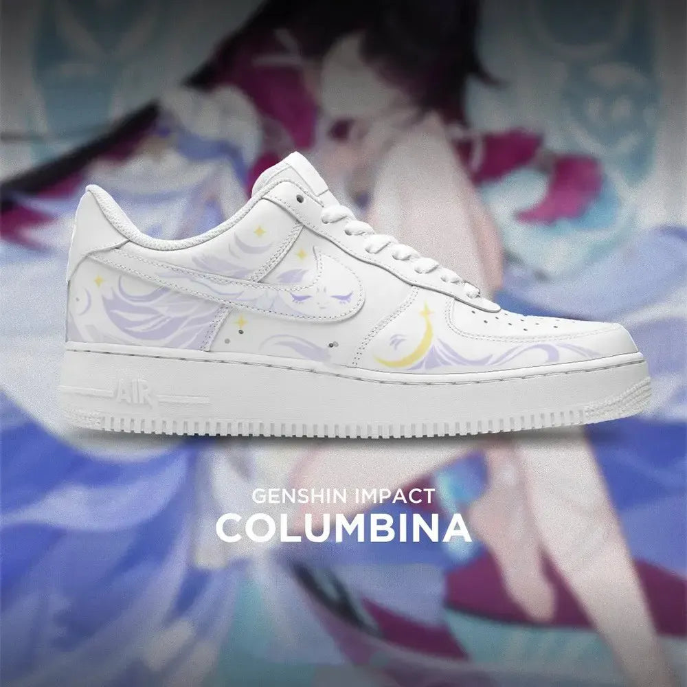 Columbina Genshin Impact New Low Top Shoes
