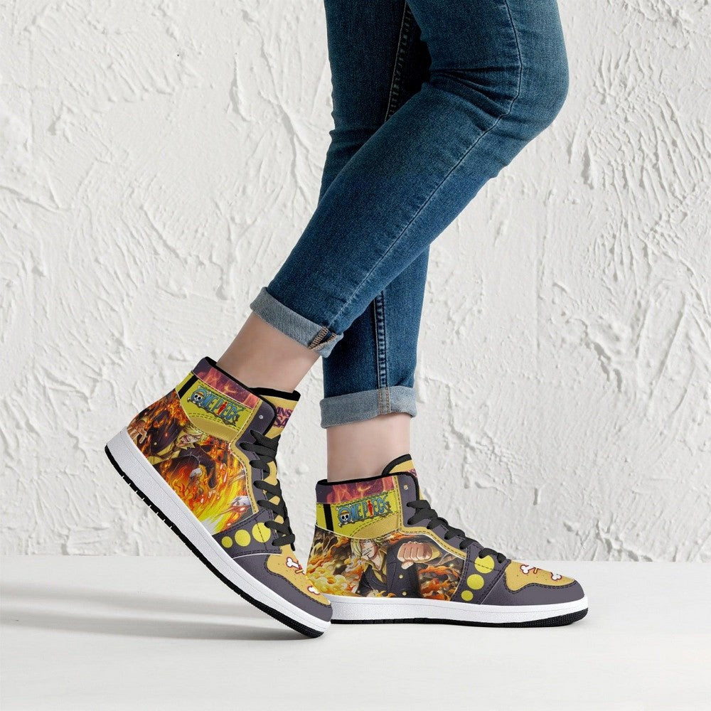Vinsmoke Sanji Timeskip One Piece JD1 High Top Shoes