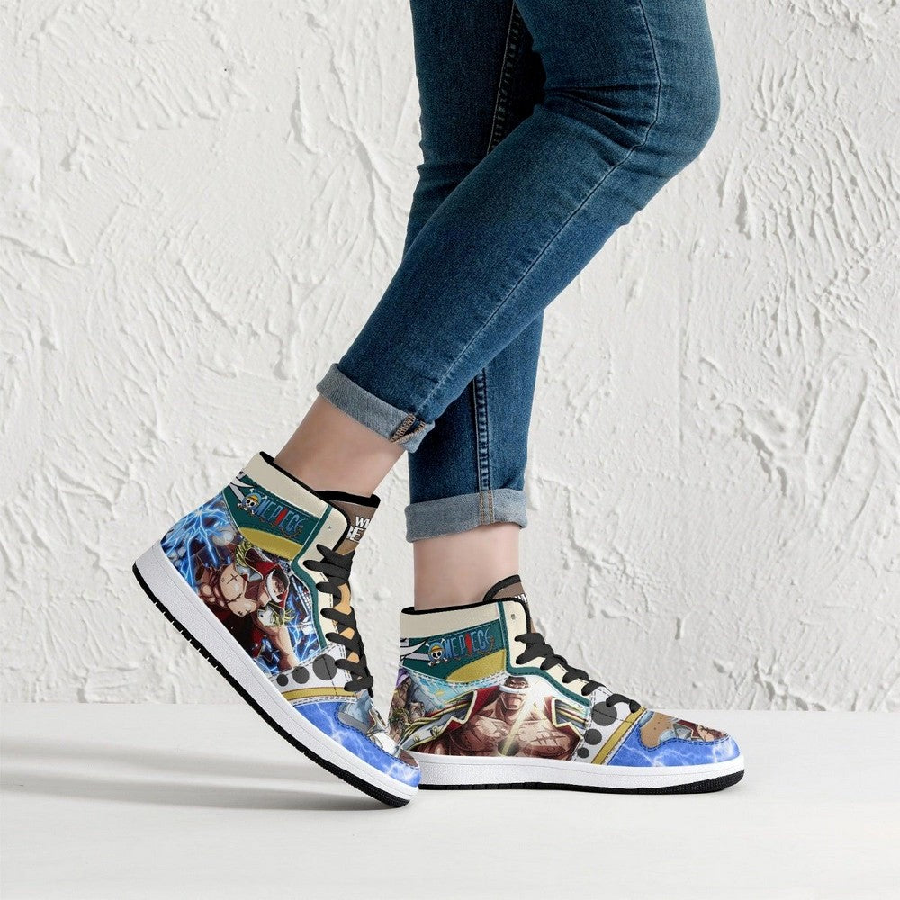 Whitebeard Marineford One Piece JD1 High Top Shoes
