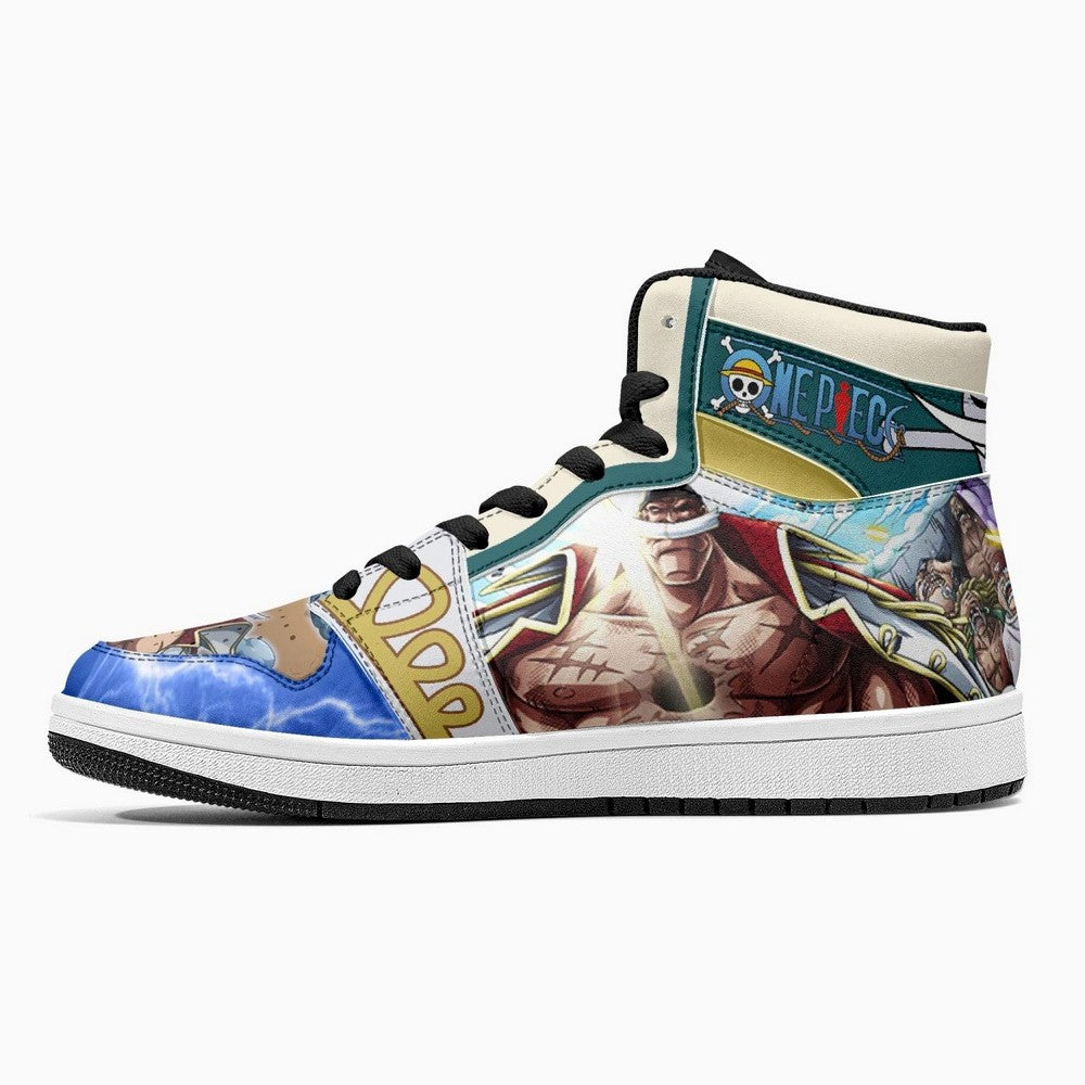Whitebeard Marineford One Piece JD1 High Top Shoes
