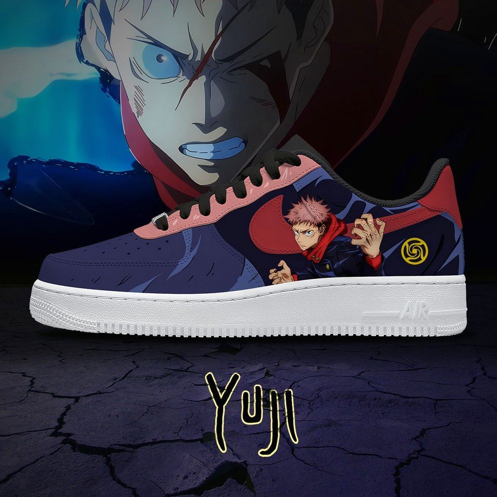 Yuji Itadori V.2 Jujutsu Kaisen AF1 Shoes
